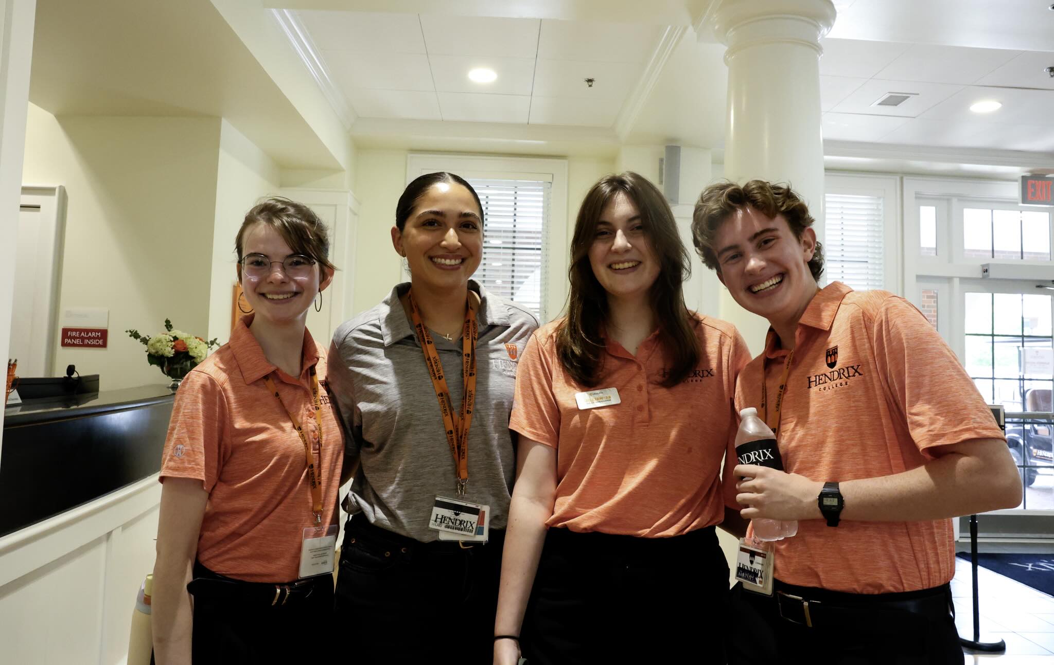 Student Ambassadors in a group photo
